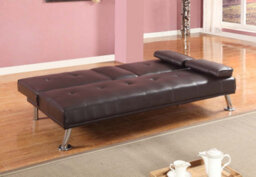 Comfy Living Verona Sofa Bed In Chocolate - thumbnail 2