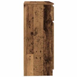 Berkfield Sideboard With Drawer Old Wood 71X35X84 Cm Engineered Wood - thumbnail 7