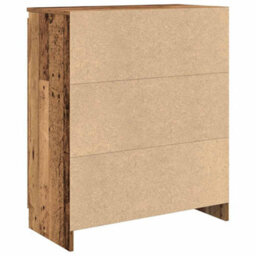 Berkfield Sideboard With Drawer Old Wood 71X35X84 Cm Engineered Wood - thumbnail 8