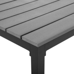Beliani Garden Dining Table Prato 95 Cm 95 Cm Grey - thumbnail 6