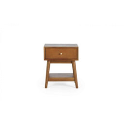 Ashfield Cherry Ash 1 Drawer Side Table - thumbnail 3