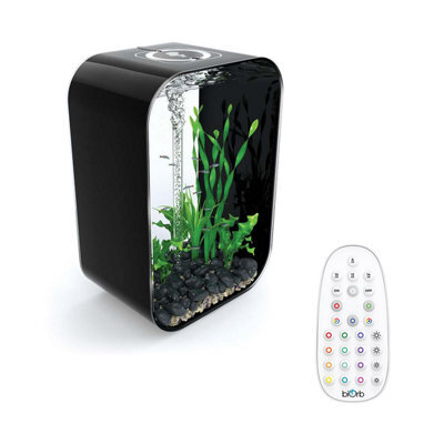 Oase Biorb Life 60L Aquarium Fish Tank In Black With Multi Colour Led Lighting - image 1