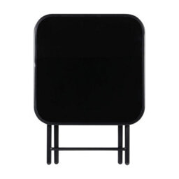 Foldable Patio Coffee Table With Tempered Glass Top, Sturdy Metal Frame, And Non-Slip Feet - thumbnail 6