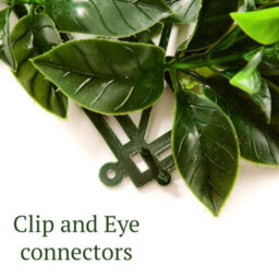 Best Artificial Laurel Leaf & White Flowers Hedging Mats 50Cm X 50Cm Privacy Garden Screen - thumbnail 4