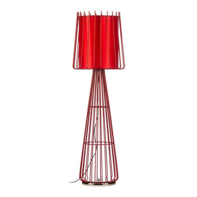 Orsina Aria Red Standing Floor Lamp - image 1