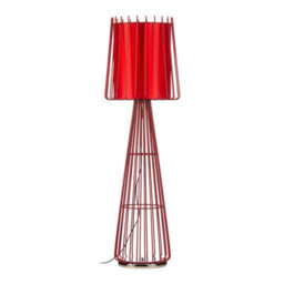 Orsina Aria Red Standing Floor Lamp