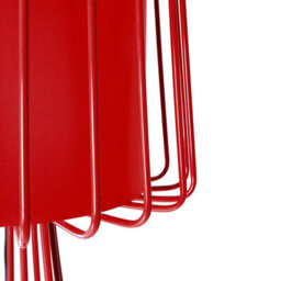 Orsina Aria Red Standing Floor Lamp - thumbnail 2