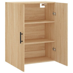 Berkfield Elegant Wall Mounted Cabinet Sonoma Oak 69.5X34X90 Cm - thumbnail 6