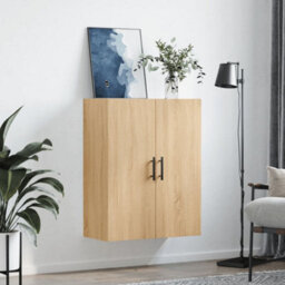Berkfield Elegant Wall Mounted Cabinet Sonoma Oak 69.5X34X90 Cm - thumbnail 3