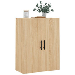 Berkfield Elegant Wall Mounted Cabinet Sonoma Oak 69.5X34X90 Cm - thumbnail 4