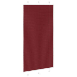 Berkfield Pleated Blind Bordeaux Red 105X200 Cm Fabric Width 104.4 Cm Polyester - thumbnail 3