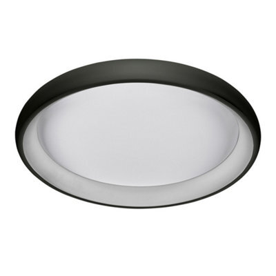Luminosa Lighting Luminosa Modern Led Flush Ceiling Light Black, Warm White 3000K 2750Lm - image 1