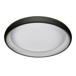 Luminosa Lighting Luminosa Modern Led Flush Ceiling Light Black, Warm White 3000K 2750Lm