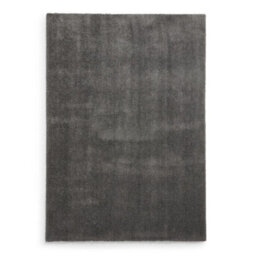 Charcoal Shaggy Washable Plain Modern Rug For Living Room Bedroom & Dining Room-80Cm X 150Cm - thumbnail 1
