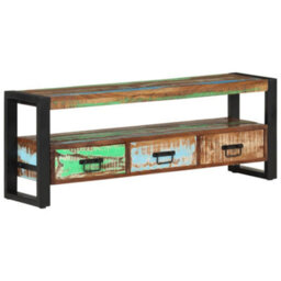 Berkfield Tv Cabinet 120X30X45 Cm Solid Wood Reclaimed - thumbnail 9