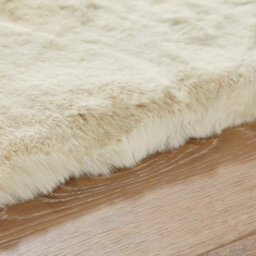 Xample Concept Looms Heavenly Faux Fur Rug 115 X 175 Cm Silky Soft Cream Polyester Shell Rug With 50mm Pile, Machine Woven - thumbnail 5