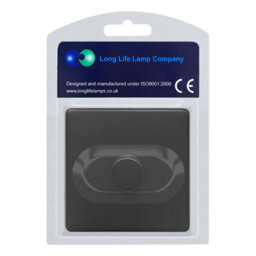 Long Life Lamps Company Matt Black 1 Gang 2 Way Led Dimmer 5W To 100W Screwless Bl350Led - thumbnail 8