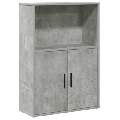 Berkfield Durable Bookcase Concrete Grey 60X24X85 Cm Engineered Wood - image 1
