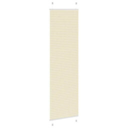Berkfield Pleated Blind Cream 55X200 Cm Fabric Width 54.4 Cm Polyester - thumbnail 4