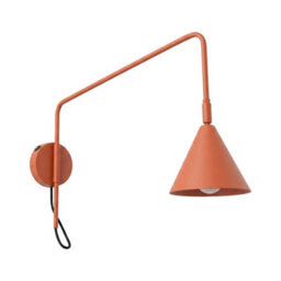 Sollux Lighting Nox Steel Red Ochre 1 Lights Modern Wall Lamps - thumbnail 1