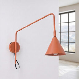 Sollux Lighting Nox Steel Red Ochre 1 Lights Modern Wall Lamps - thumbnail 2