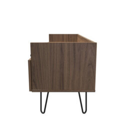 Fuji 2 Drawer Tv Unit In Carini Walnut (Ready Assembled) - thumbnail 2