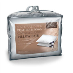 "Littens 80Cm X 80Cm Square Euro Continental Duck Feather & Down Pillow Pair (32"" X 32"")"