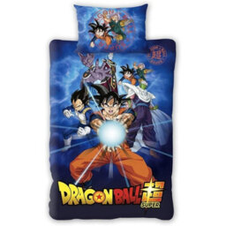 Dragon Ball Z Kamehameha Goku Reversible Duvet Set Multicoloured (Single) - thumbnail 1