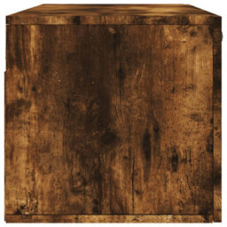 Berkfield Wall Cabinet Smoked Oak 100X36.5X35 Cm Engineered Wood - thumbnail 7