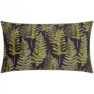 Wylder Kielder Forest Fern Night  Printed Velvet Cushion Cover - image 1