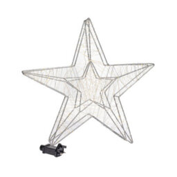 Samuel Alexander 55Cm Light Up Double Star Silhouette Christmas Decoration With 240 Cool & Warm White Leds - thumbnail 8