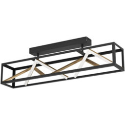 Loops Stylish Modern Black And Gold Ceiling Light For Indoor Spaces - thumbnail 3