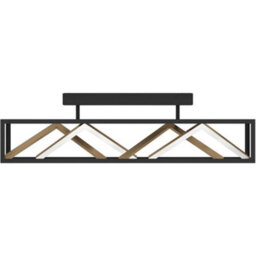 Loops Stylish Modern Black And Gold Ceiling Light For Indoor Spaces - thumbnail 4