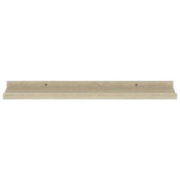 Berkfield Wall Shelves 4 Pcs Sonoma Oak 60X9X3 Cm - thumbnail 4