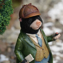 Mr Mole Resin Ornament Wind In The Willows Animal Home Statue Sculpture Decor - thumbnail 3