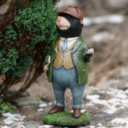 Mr Mole Resin Ornament Wind In The Willows Animal Home Statue Sculpture Decor - thumbnail 2