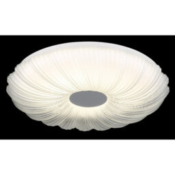 Luminosa Lighting Luminosa Cavendish Patterned Glass Flush Ceiling Light White Led 2700-6000K - thumbnail 5