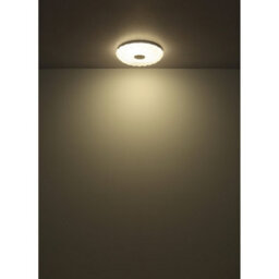 Luminosa Lighting Luminosa Cavendish Patterned Glass Flush Ceiling Light White Led 2700-6000K - thumbnail 6