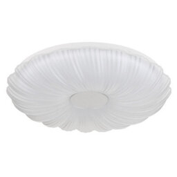 Luminosa Lighting Luminosa Cavendish Patterned Glass Flush Ceiling Light White Led 2700-6000K - thumbnail 2