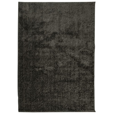 Berkfield Modern Rug Istan High Pile Shiny Look Anthracite 120X170 Cm
