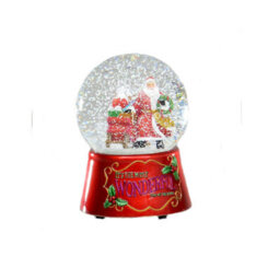 Christmas Decoration - Santa Musical Snow Globe - thumbnail 2