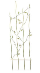 Inspirational Gifting Pair Of Verdigris Bird And Leaf Trellis - thumbnail 4