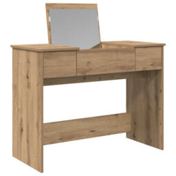 Walplus Dressing Table With Mirror Artisan Oak 100X45X76 Cm - thumbnail 5