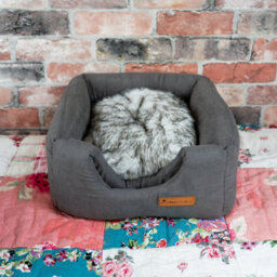 All Pond Solutions All Pet Solutions 3-In-1 Dog / Cat Cube Bed - Grey - thumbnail 6