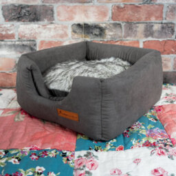 All Pond Solutions All Pet Solutions 3-In-1 Dog / Cat Cube Bed - Grey - thumbnail 7