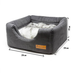 All Pond Solutions All Pet Solutions 3-In-1 Dog / Cat Cube Bed - Grey - thumbnail 3