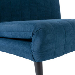 More4Homes Harper 2 Seater Folding Clic Clac Fabric Sofa Bed In Blue - thumbnail 6