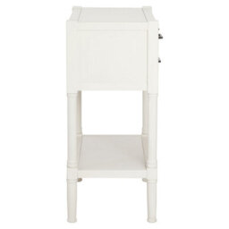Orsina Pearl White Console Table For Hallway, Pine Wood  Wood Table For Home Décor With 3 Drawers - thumbnail 3