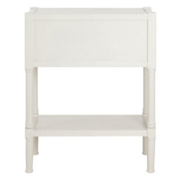 Orsina Pearl White Console Table For Hallway, Pine Wood  Wood Table For Home Décor With 3 Drawers - thumbnail 4