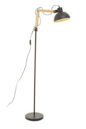 Orsina Highly Manoeuvrable Black Floor Lamp, Sturdy Design Bedroom Floor Lamp, Contemporary Sleek Modern Lamp - thumbnail 2